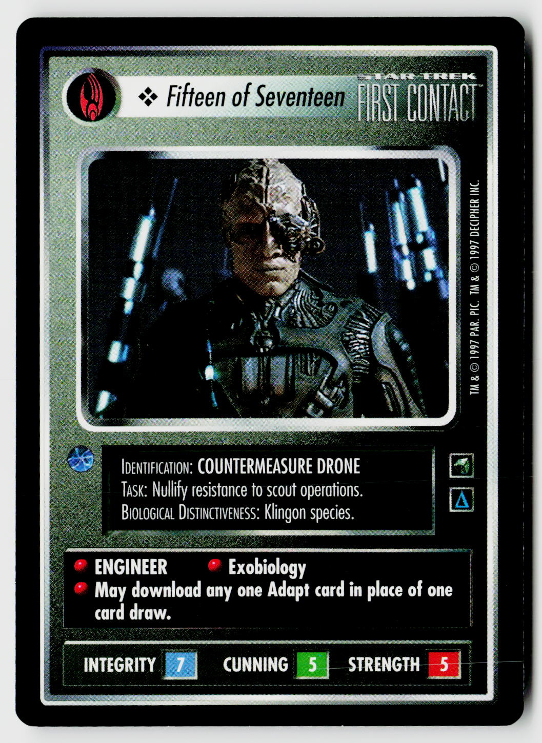 Star Trek The Next Generation CCG | First Contact | Fifteen of Seventeen | Common
