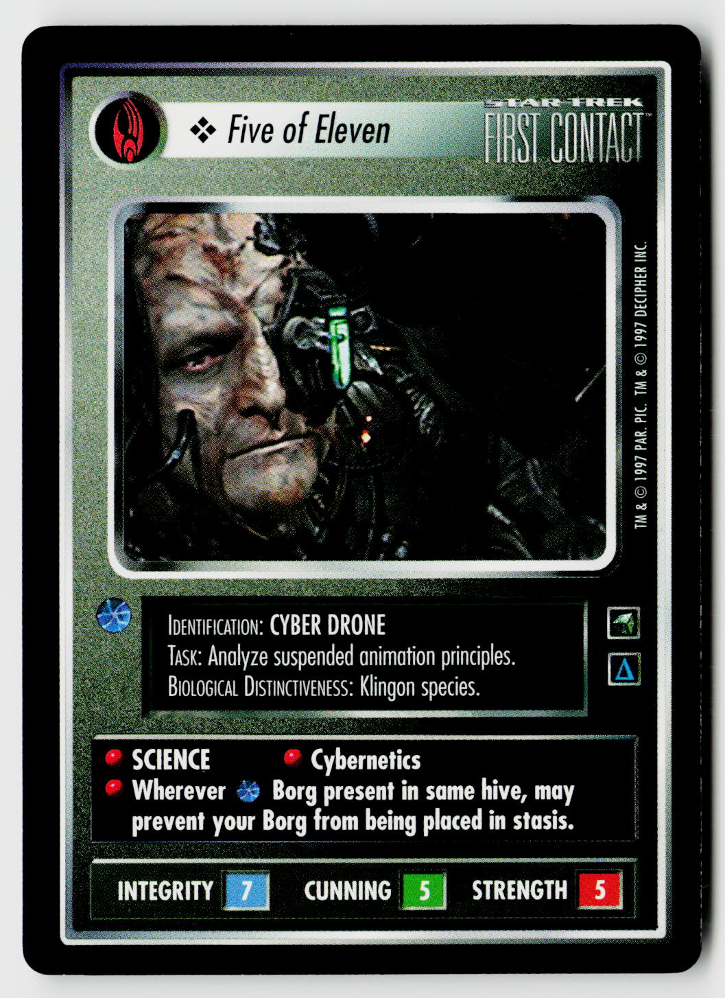 Star Trek The Next Generation CCG | First Contact | Five of Eleven | Common