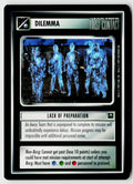 Star Trek The Next Generation CCG | First Contact | Lack of Preparation | Common