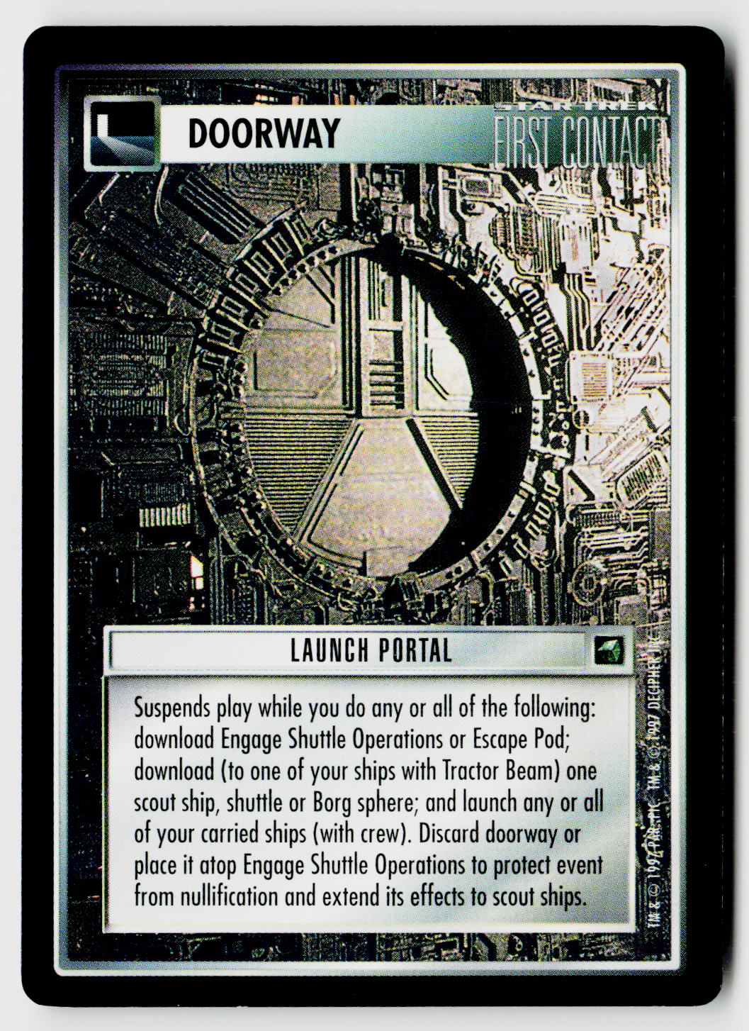Star Trek The Next Generation CCG | First Contact | Launch Portal | Uncommon