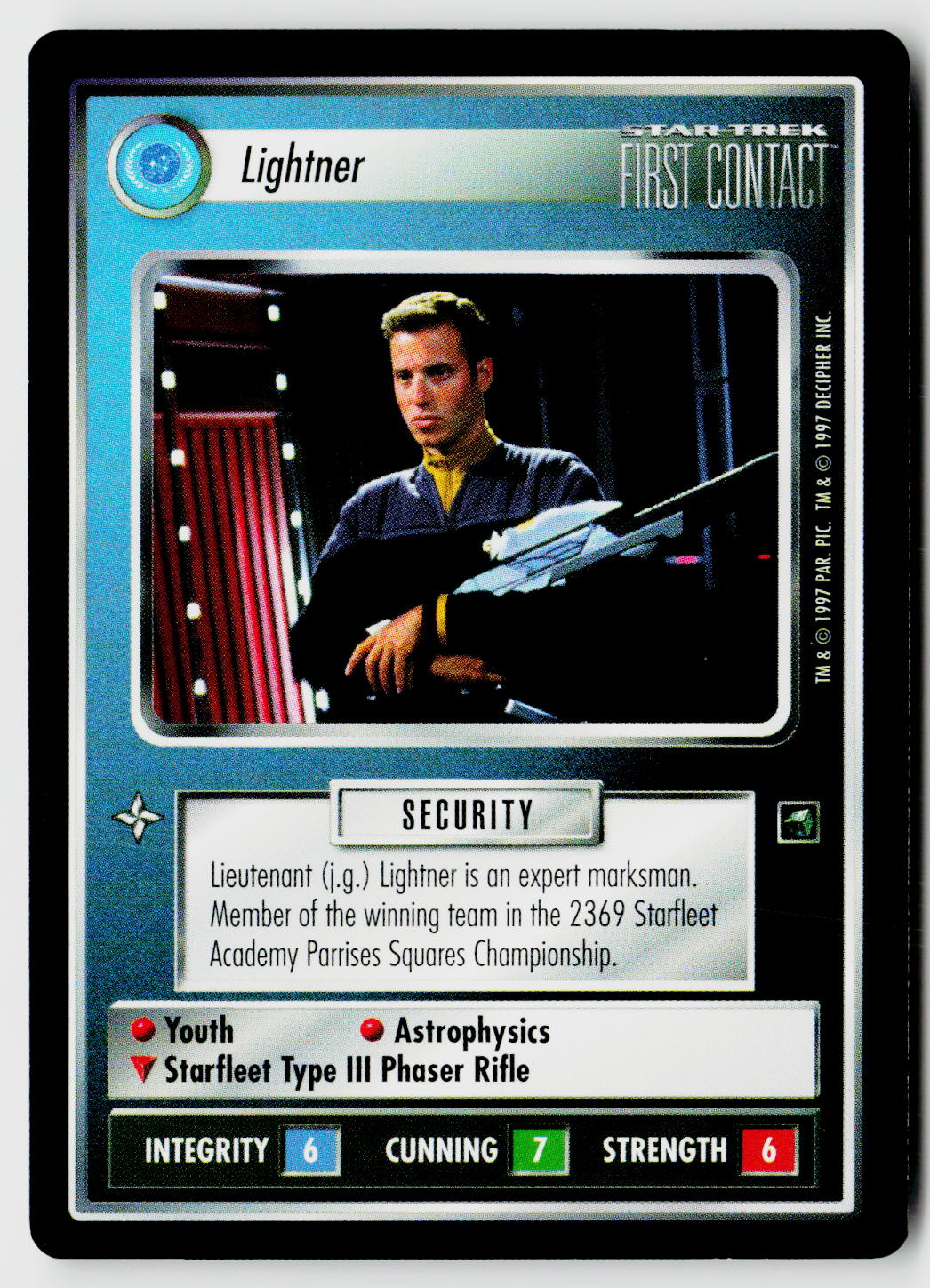 Star Trek The Next Generation CCG | First Contact | Lightner | Uncommon