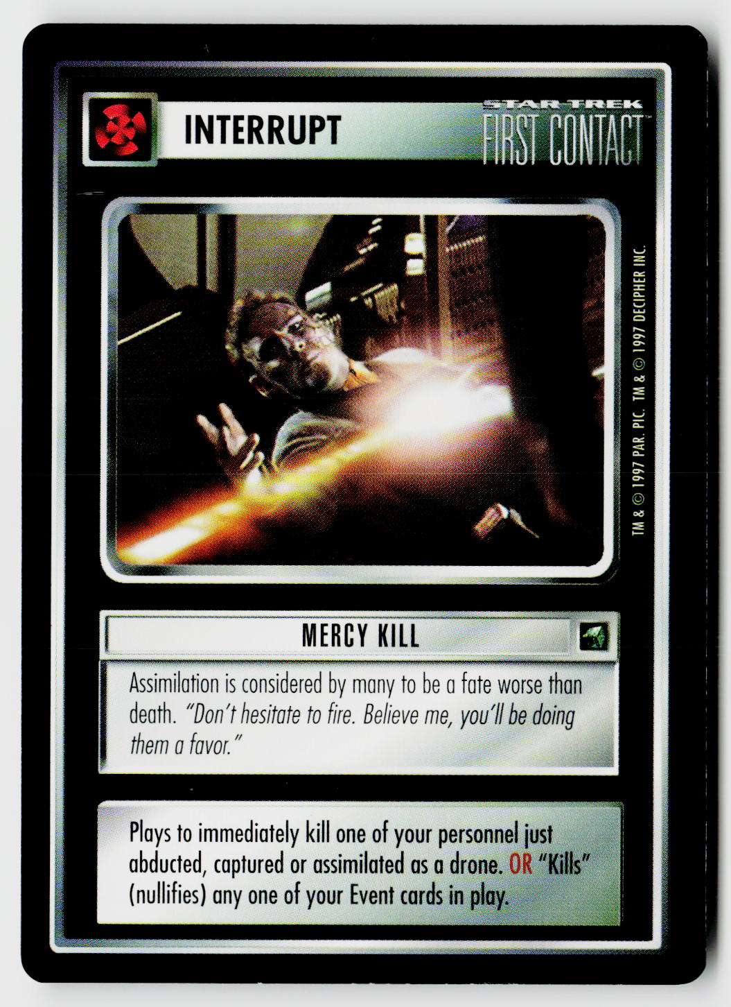 Star Trek The Next Generation CCG | First Contact | Mercy Kill | Uncommon