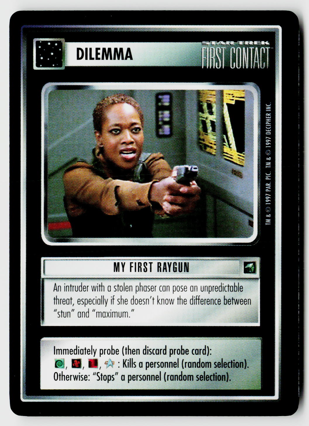 Star Trek The Next Generation CCG | First Contact | My First Raygun | Rare