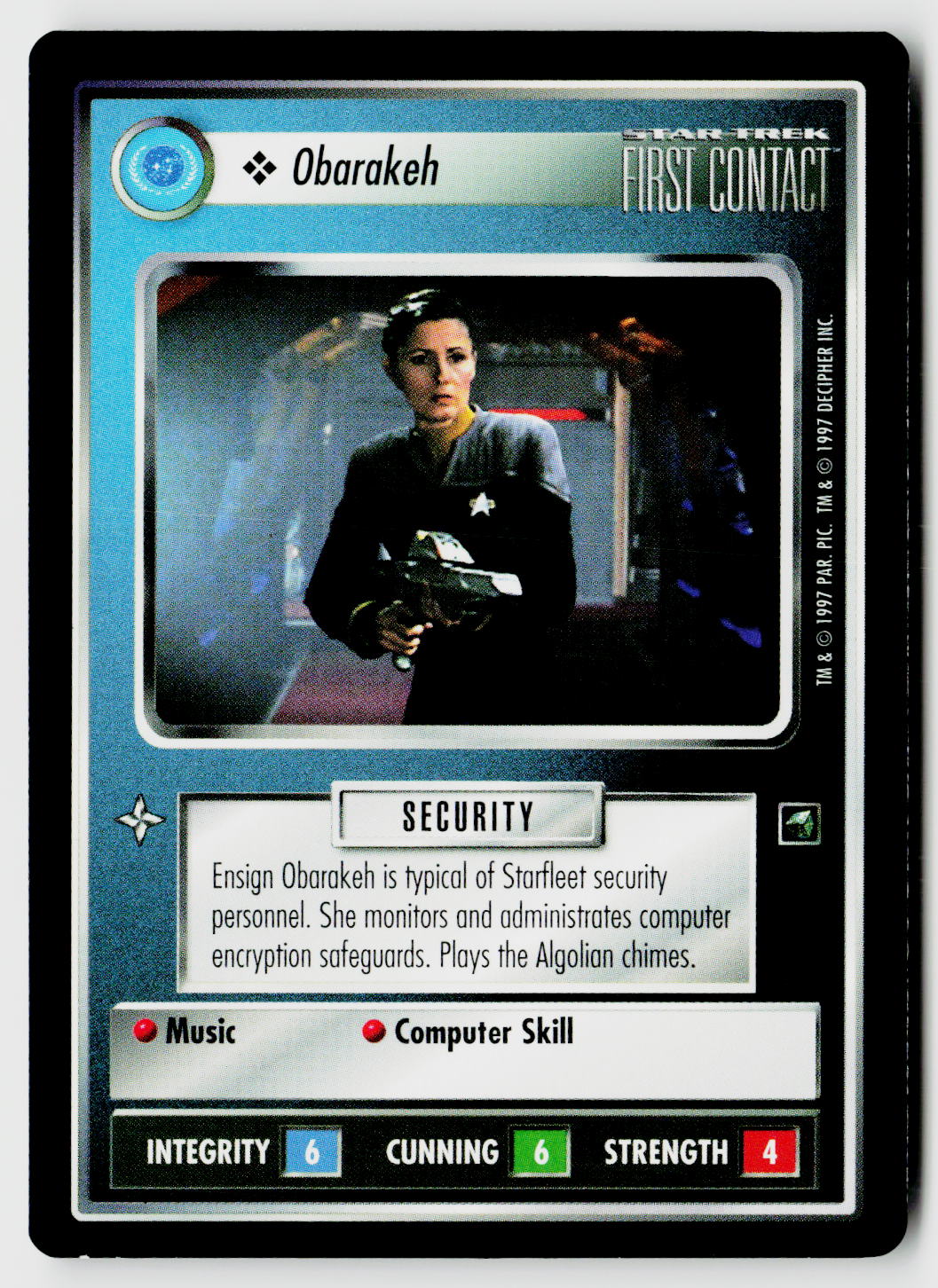 Star Trek The Next Generation CCG | First Contact | Obarakeh | Common