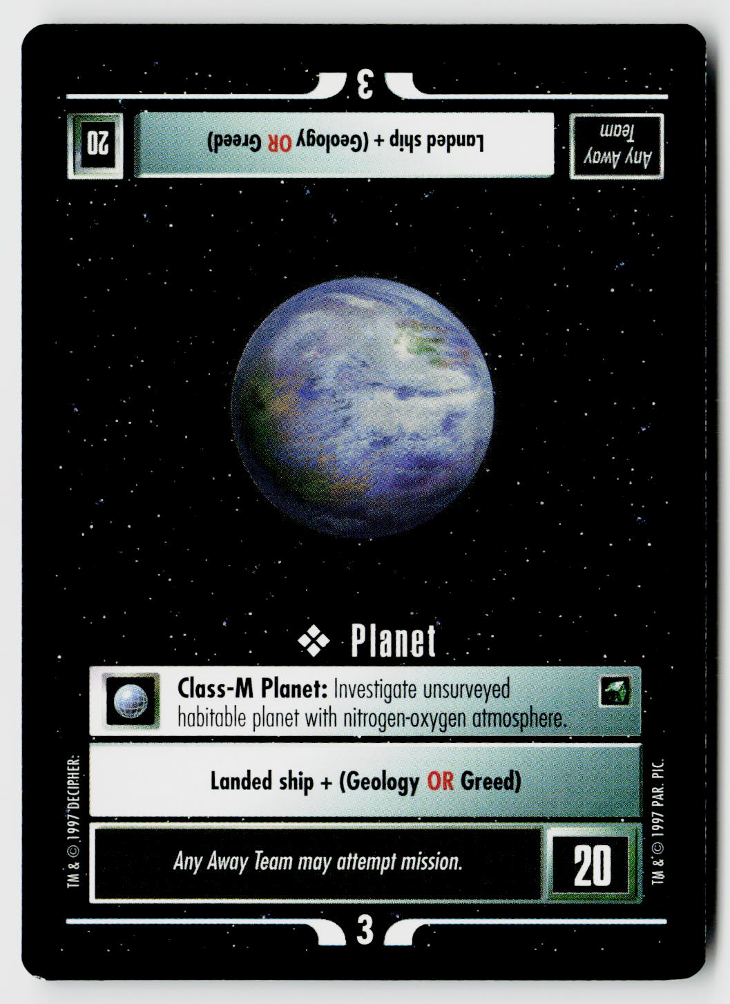 Star Trek The Next Generation CCG | First Contact | Planet | Common