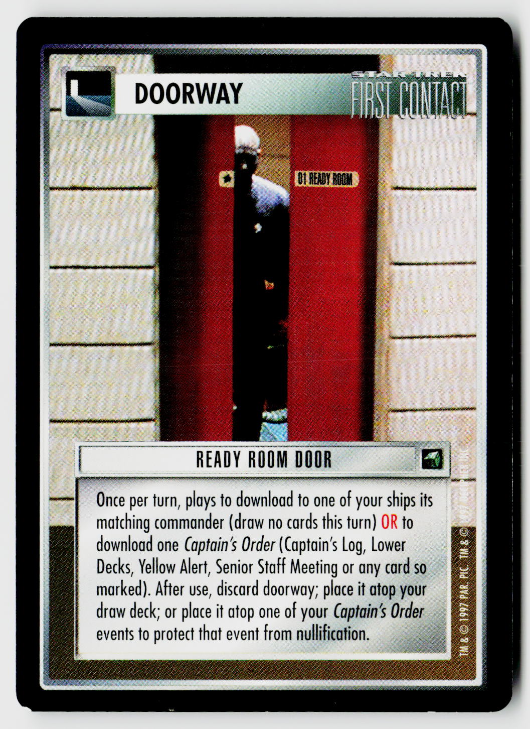 Star Trek The Next Generation CCG | First Contact | Ready Room Door | Uncommon