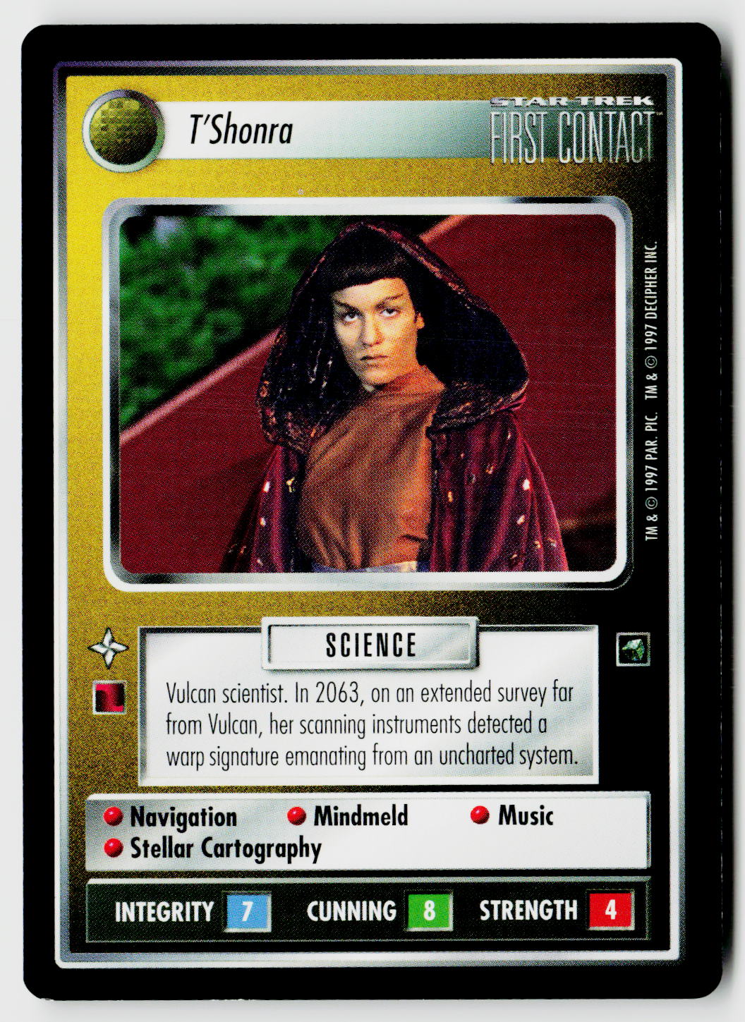 Star Trek The Next Generation CCG | First Contact | T'Shonra | Uncommon