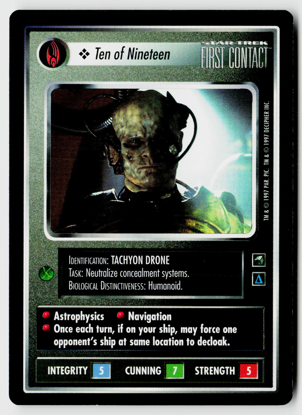 Star Trek The Next Generation CCG | First Contact | Ten of Nineteen | Common