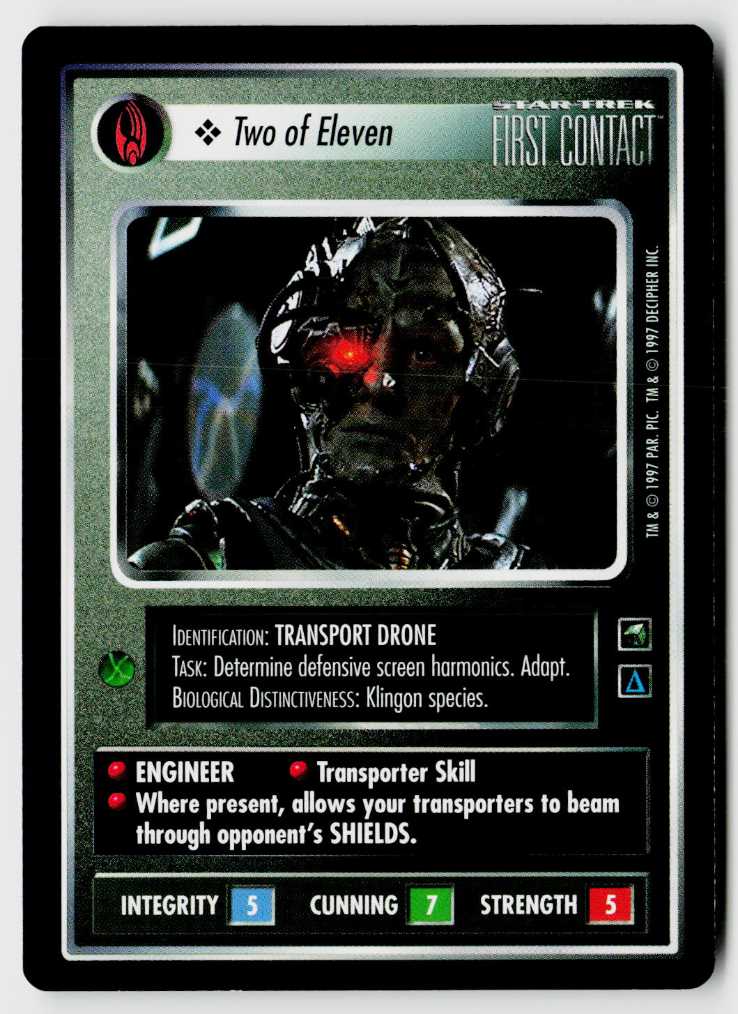 Star Trek The Next Generation CCG | First Contact | Two of Eleven | Common