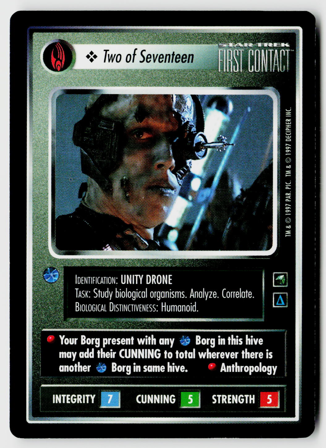 Star Trek The Next Generation CCG | First Contact | Two of Seventeen | Common