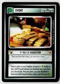 Star Trek The Next Generation CCG | Rules of Acquisition | 1st Rule of Acquisition | Common