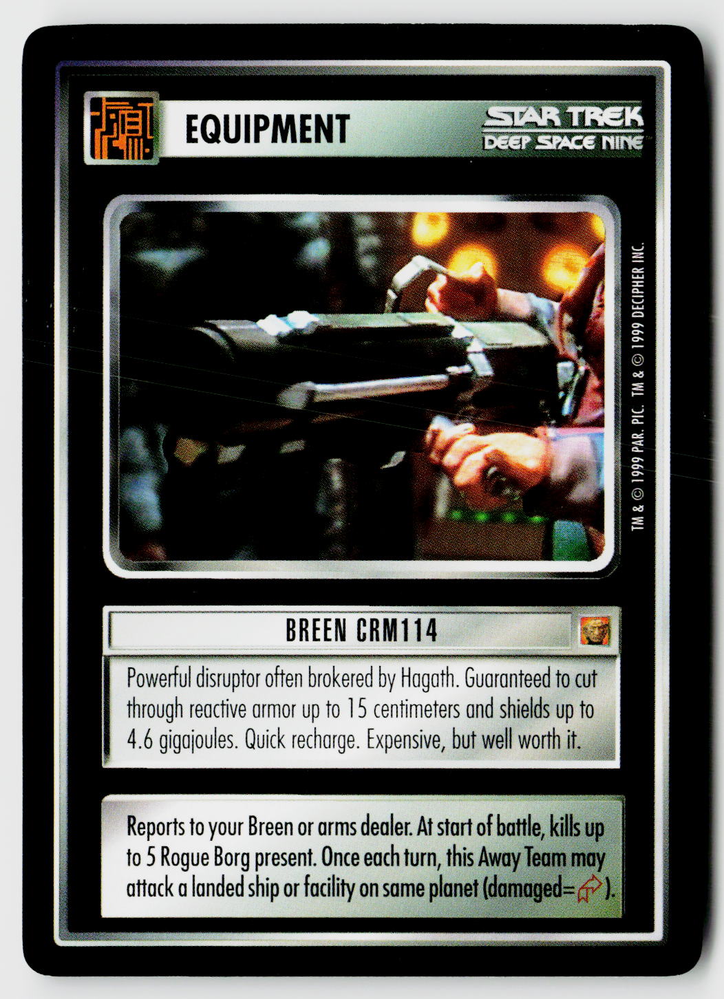 Star Trek The Next Generation CCG | Rules of Acquisition | Breen CRM114 | Rare