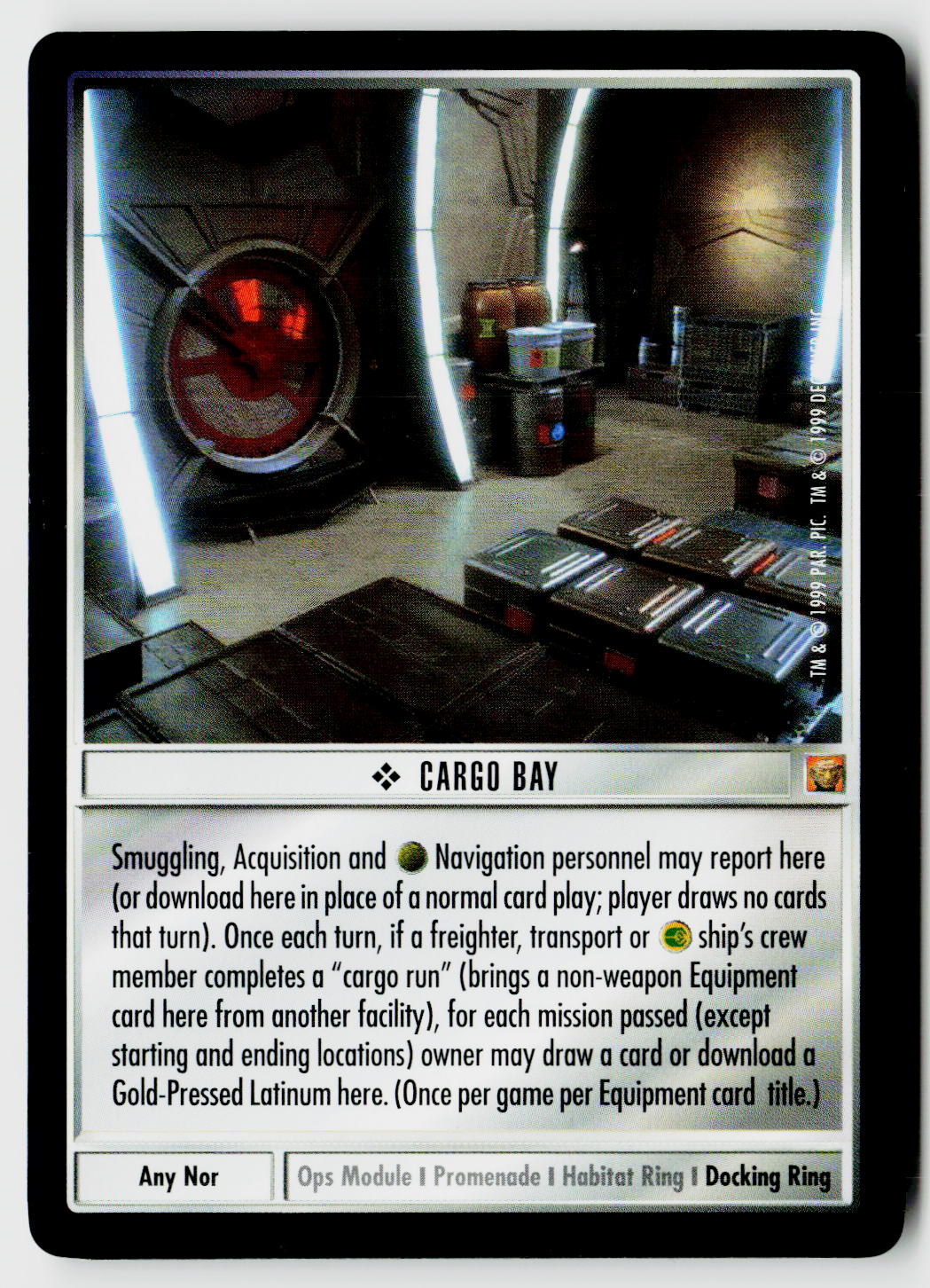 Star Trek The Next Generation CCG | Rules of Acquisition | Cargo Bay | Common