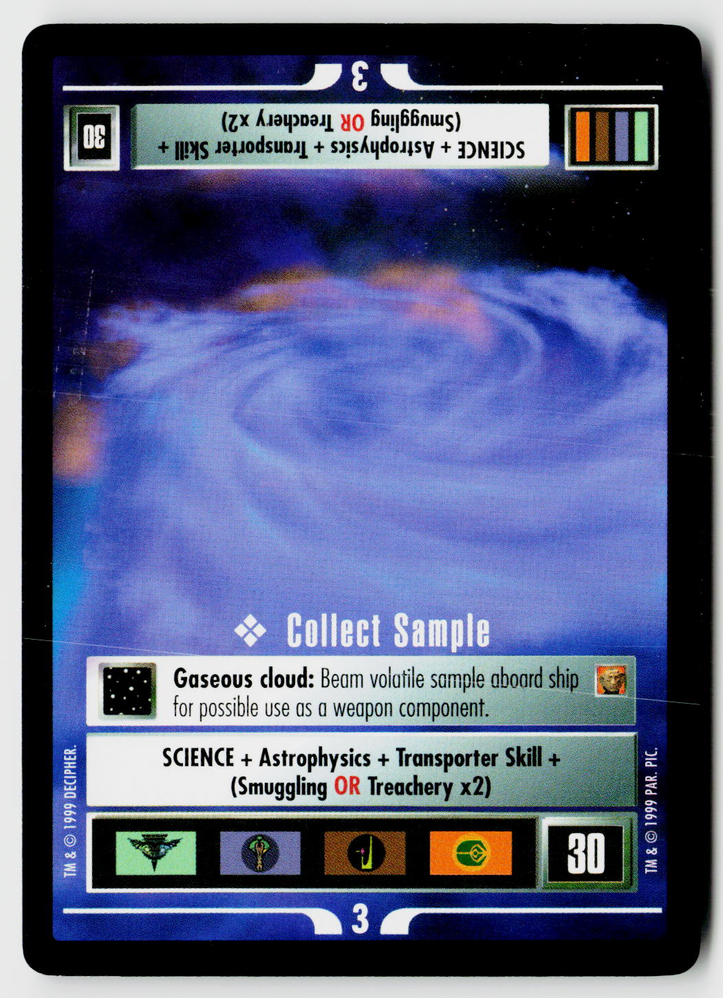 Star Trek The Next Generation CCG | Rules of Acquisition | Collect Sample | Common