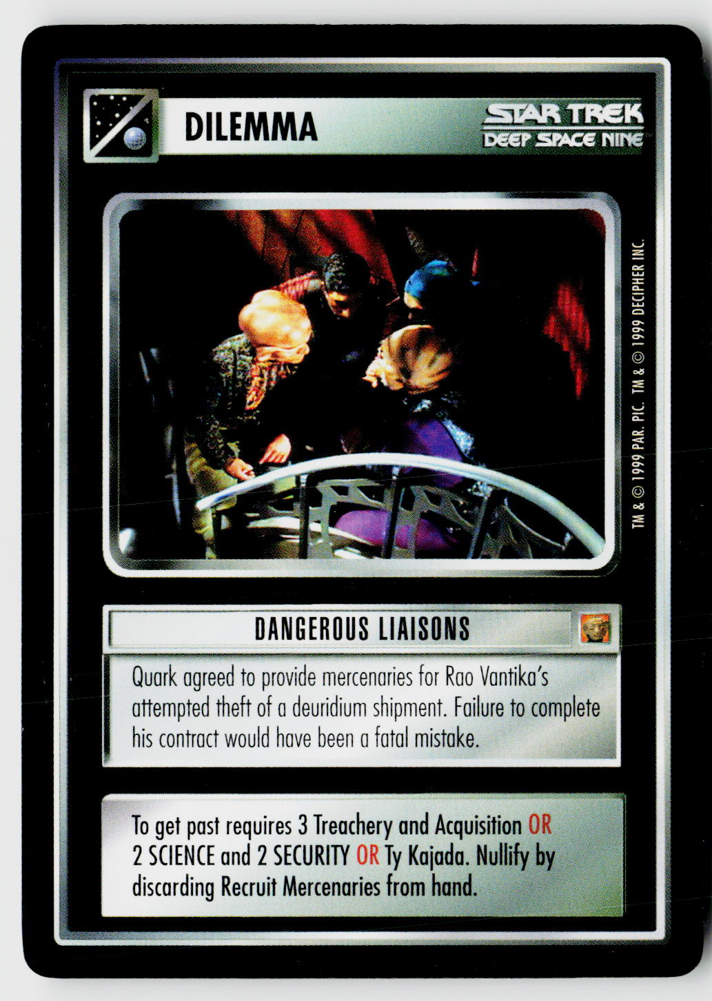 Star Trek The Next Generation CCG | Rules of Acquisition | Dangerous Liaisons | Common