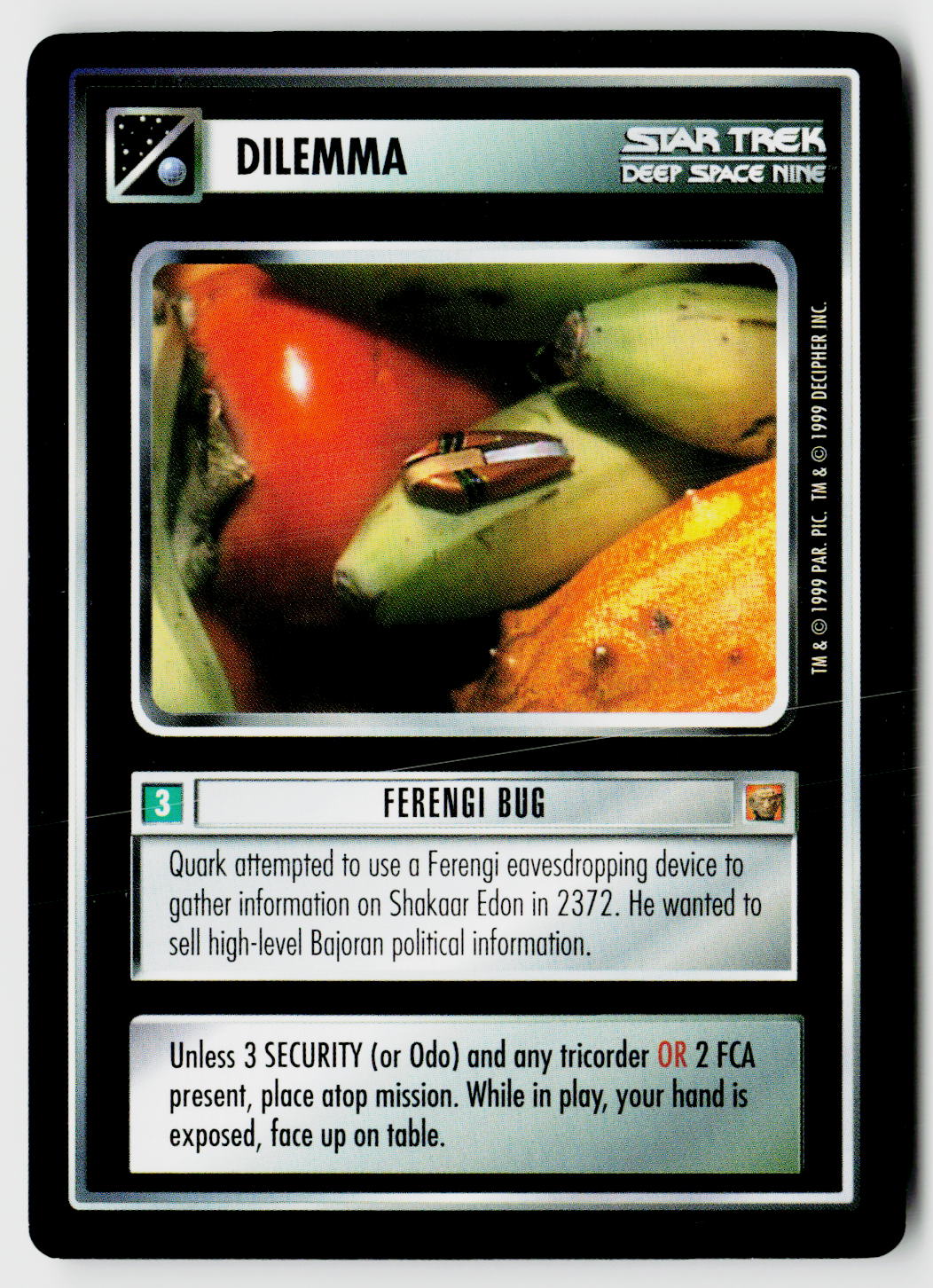 Star Trek The Next Generation CCG | Rules of Acquisition | Ferengi Bug | Uncommon
