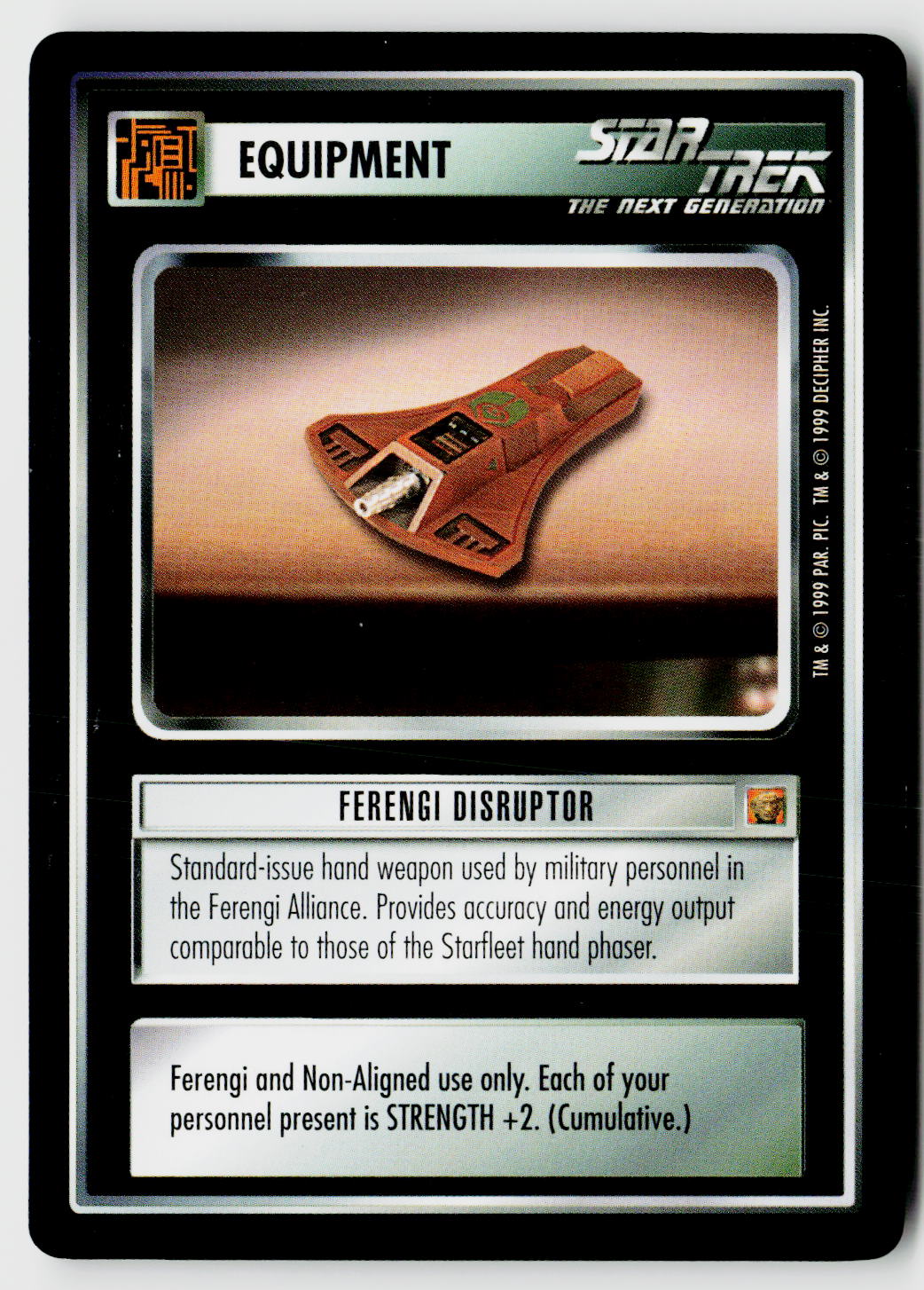 Star Trek The Next Generation CCG | Rules of Acquisition | Ferengi Disruptor | Common