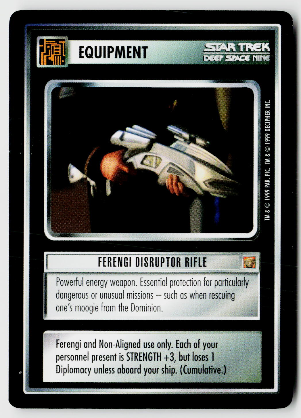 Star Trek The Next Generation CCG | Rules of Acquisition | Ferengi Disruptor Rifle | Uncommon
