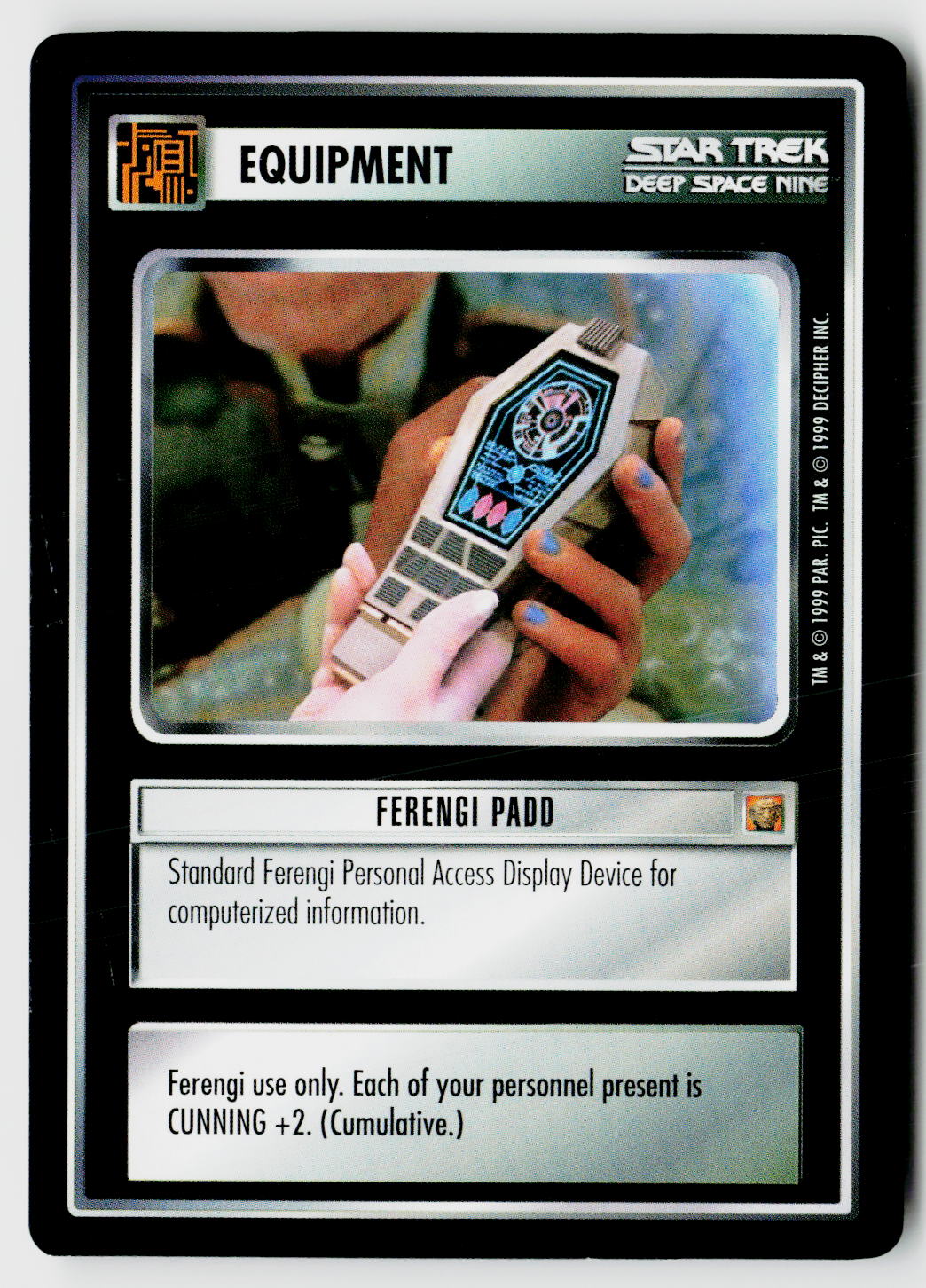 Star Trek The Next Generation CCG | Rules of Acquisition | Ferengi PADD | Common