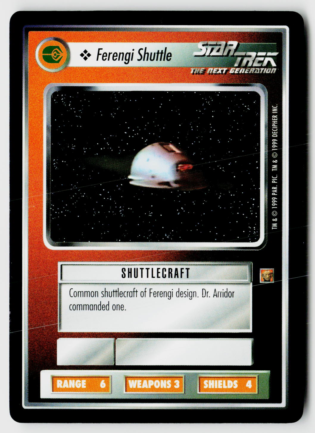 Star Trek The Next Generation CCG | Rules of Acquisition | Ferengi Shuttle | Common