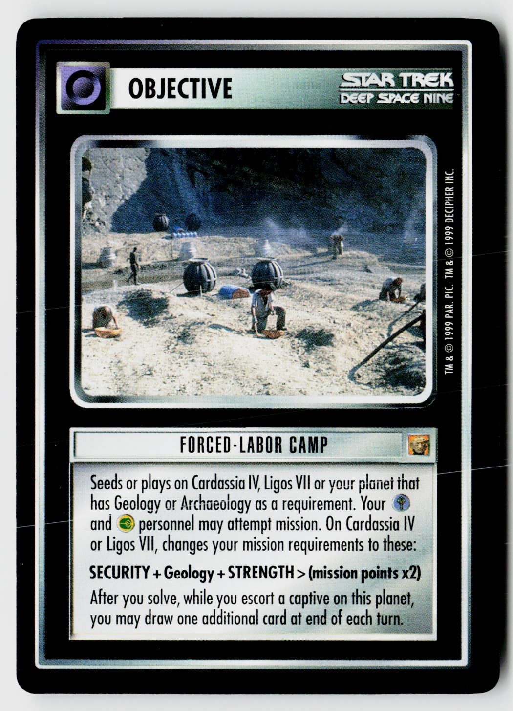 Star Trek The Next Generation CCG | Rules of Acquisition | Forced-Labor Camp | Uncommon