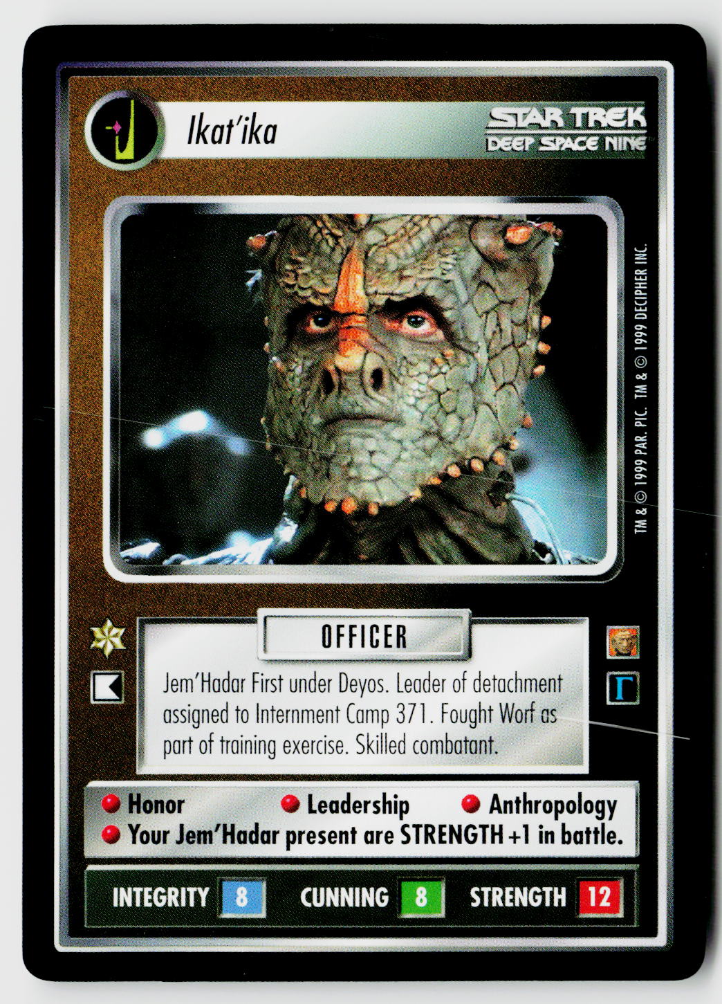 Star Trek The Next Generation CCG | Rules of Acquisition | Ikat'Ika | Rare