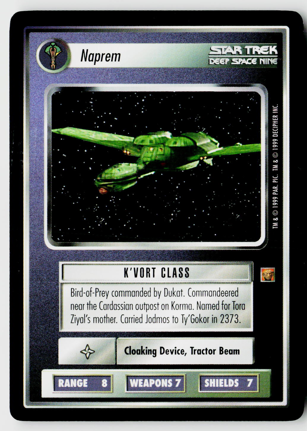 Star Trek The Next Generation CCG | Rules of Acquisition | Naprem | Rare