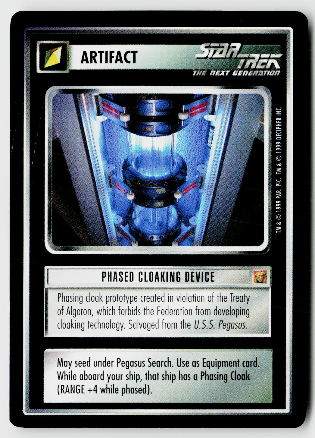 Star Trek The Next Generation CCG | Rules of Acquisition | Phased Cloaking Device | Rare