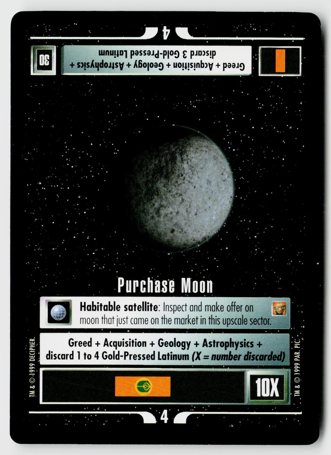 Star Trek The Next Generation CCG | Rules of Acquisition | Purchase Moon | Uncommon