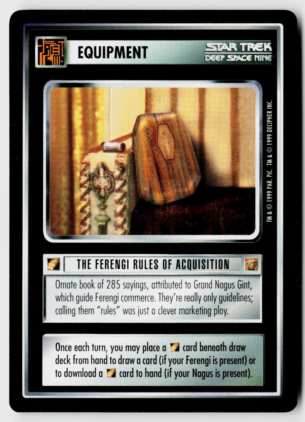 Star Trek The Next Generation CCG | Rules of Acquisition | The Ferengi Rules of Acquisition | Uncommon