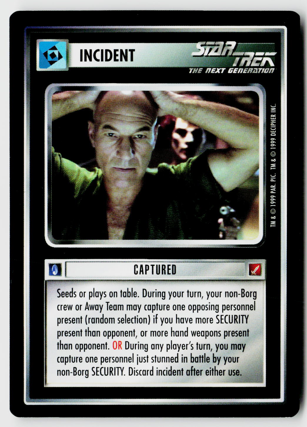 Star Trek The Next Generation CCG | Blaze of Glory | Captured | Uncommon