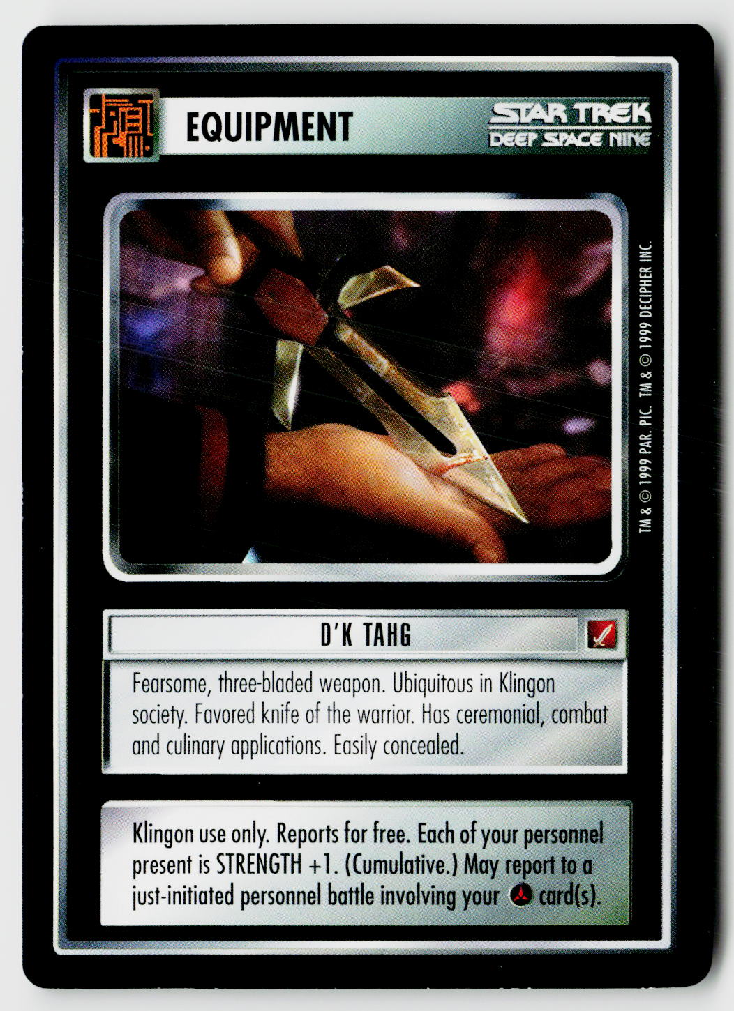 Star Trek The Next Generation CCG | Blaze of Glory | D'k Tahg | Common