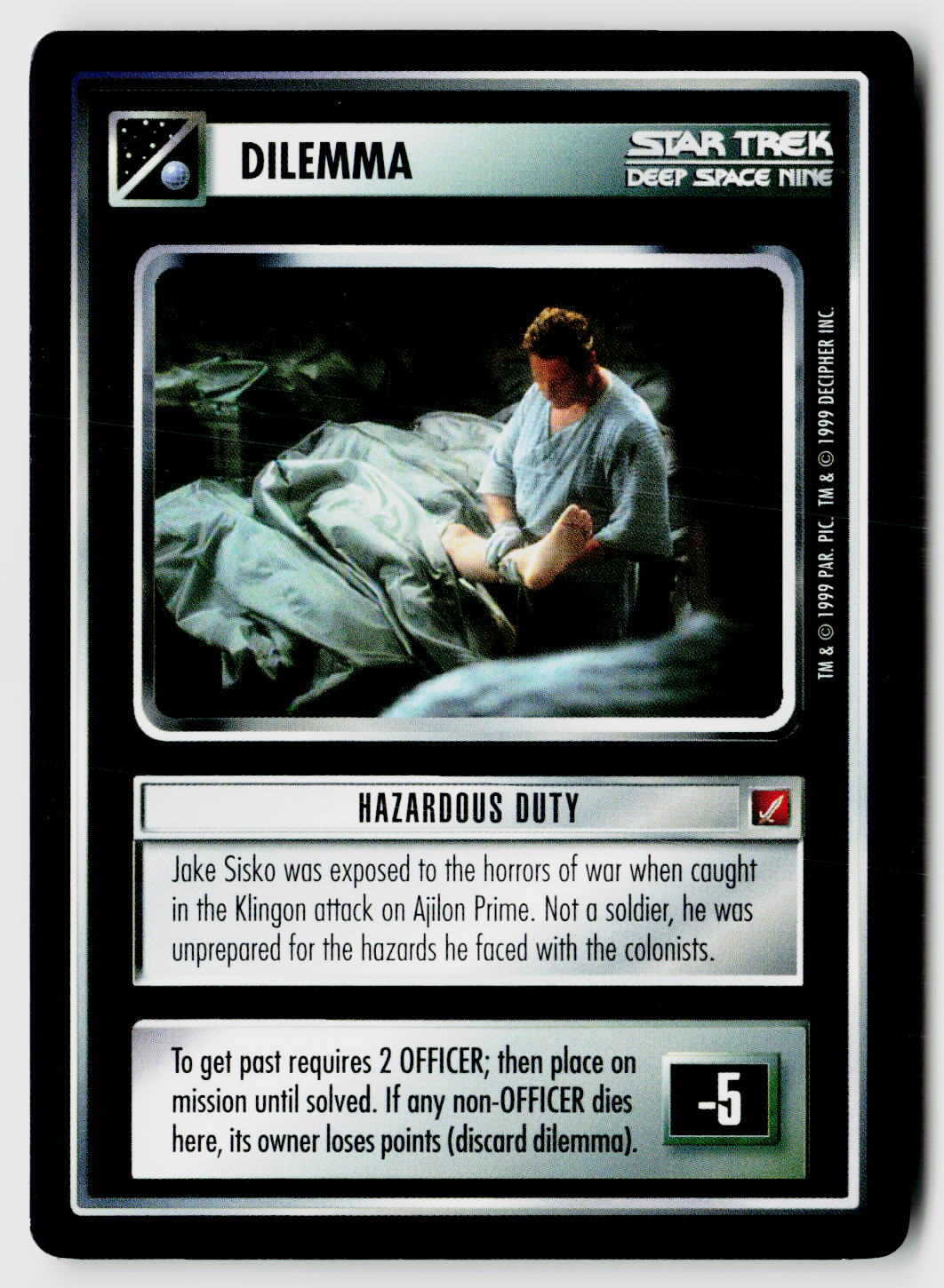 Star Trek The Next Generation CCG | Blaze of Glory | Hazardous Duty | Common