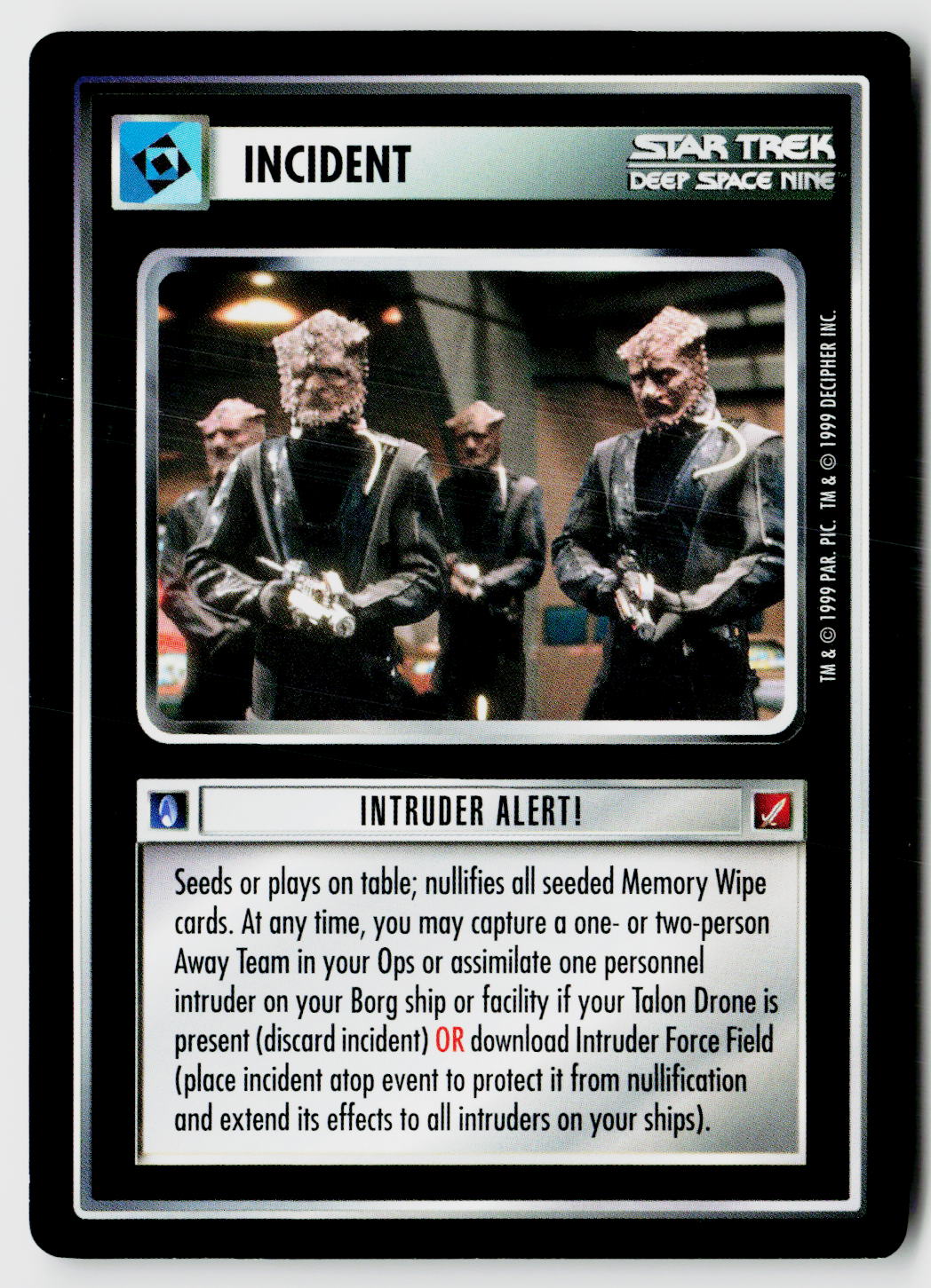 Star Trek The Next Generation CCG | Blaze of Glory | Intruder Alert! | Uncommon