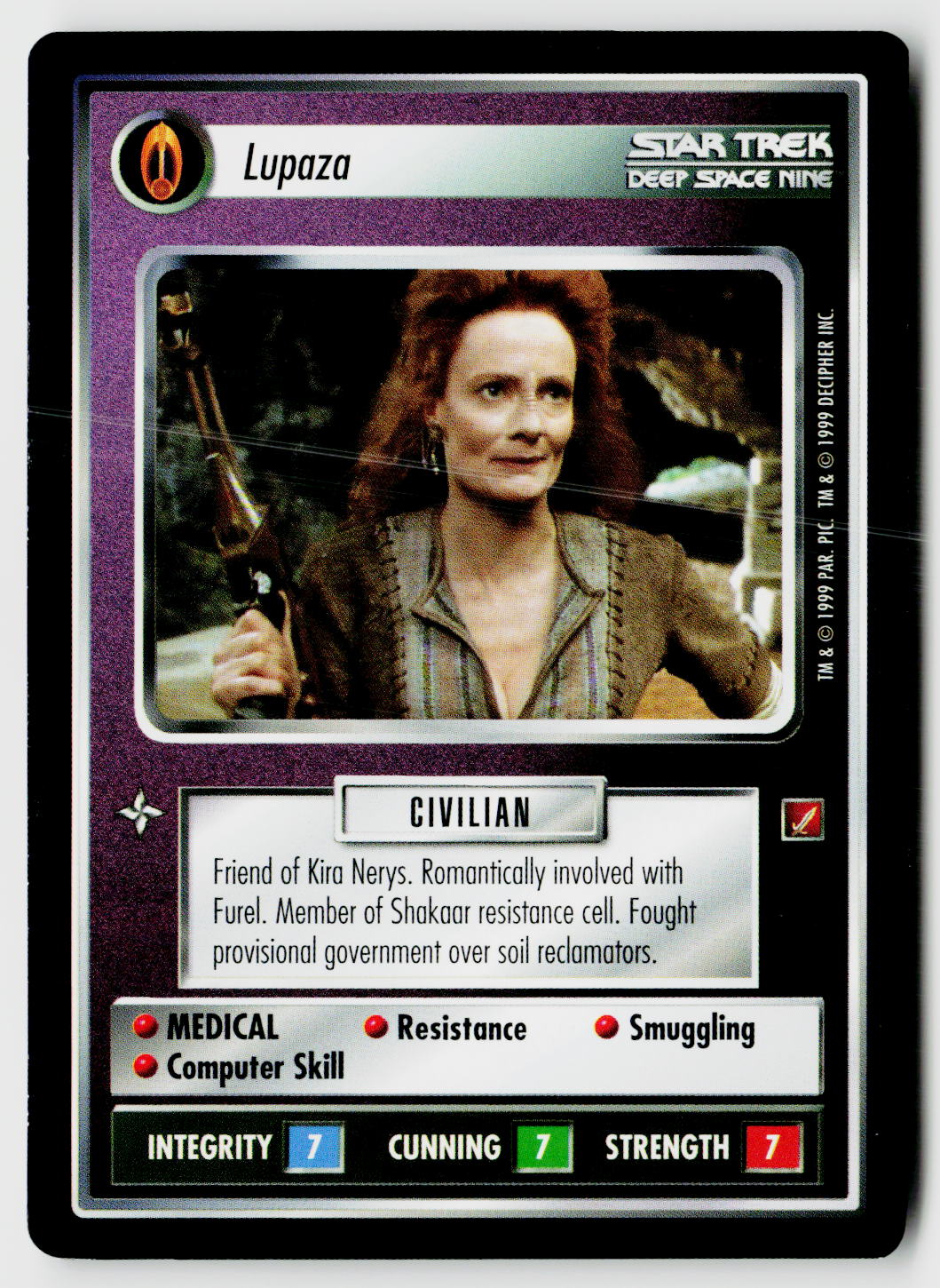 Star Trek The Next Generation CCG | Blaze of Glory | Lupaza | Uncommon