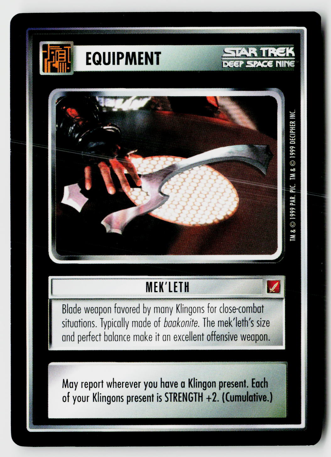 Star Trek The Next Generation CCG | Blaze of Glory | Mek'leth | Uncommon