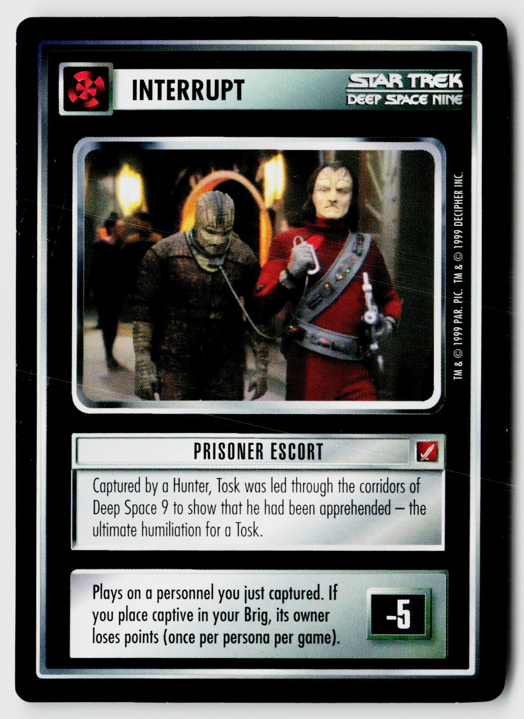 Star Trek The Next Generation CCG | Blaze of Glory | Prisoner Escort | Common