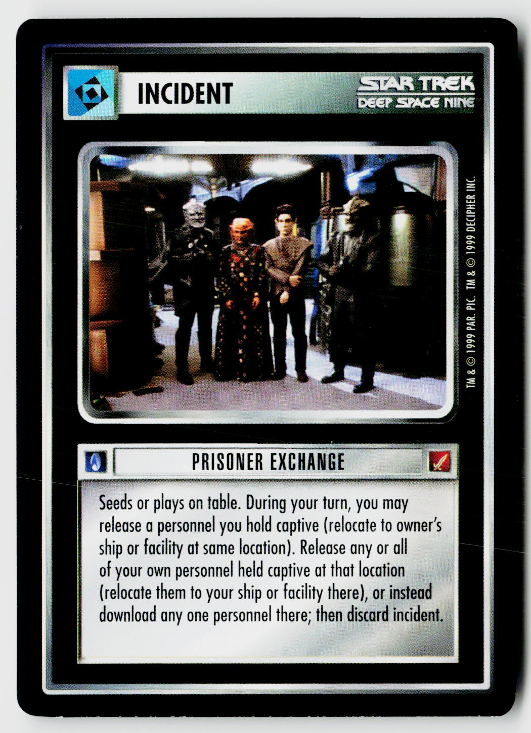 Star Trek The Next Generation CCG | Blaze of Glory | Prisoner Exchange | Uncommon