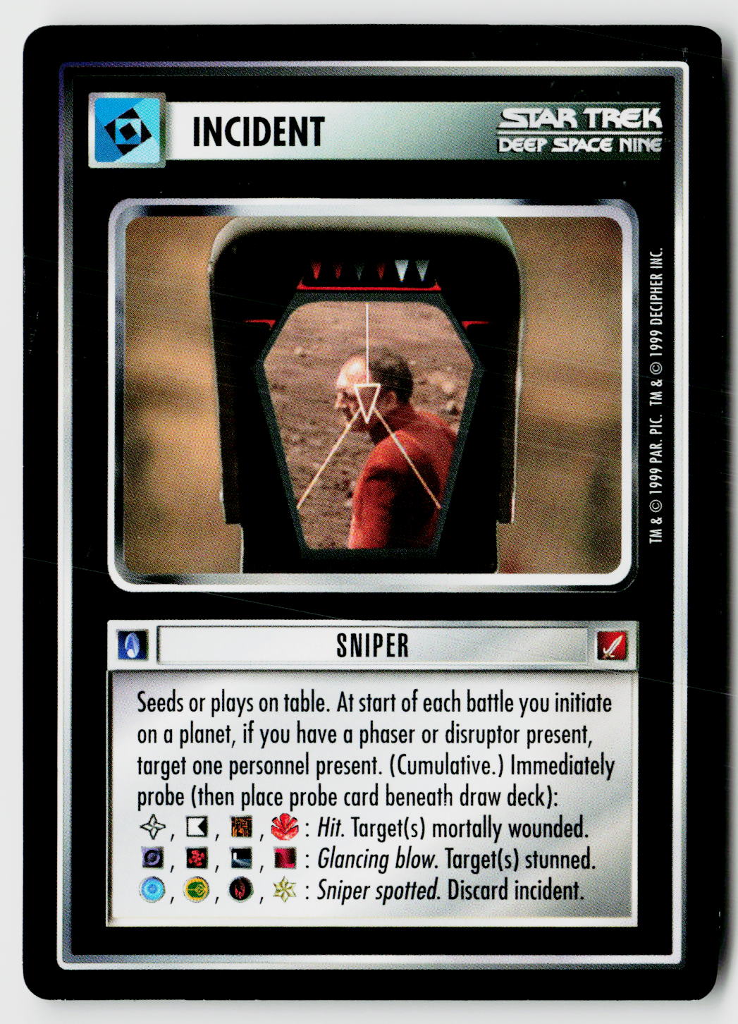 Star Trek The Next Generation CCG | Blaze of Glory | Sniper | Uncommon