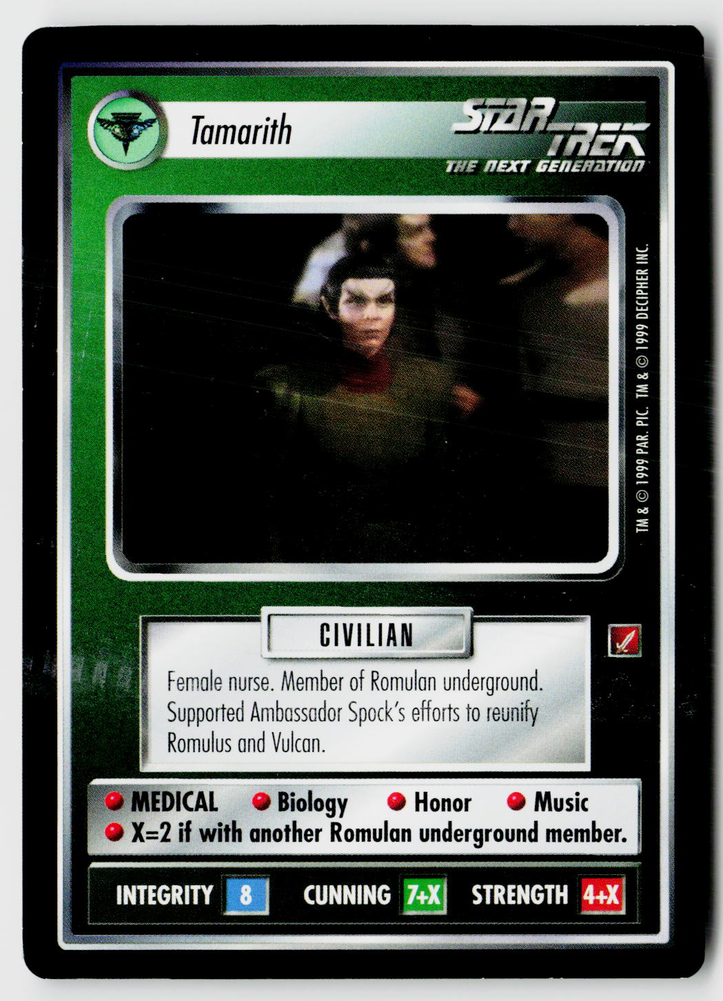 Star Trek The Next Generation CCG | Blaze of Glory | Tamarith | Uncommon