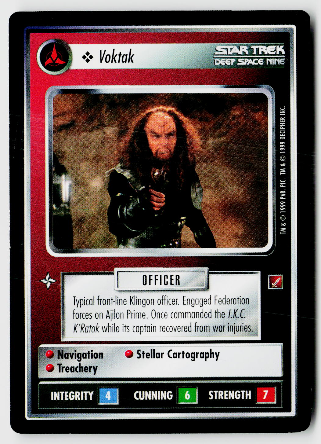 Star Trek The Next Generation CCG | Blaze of Glory | Voktak | Common