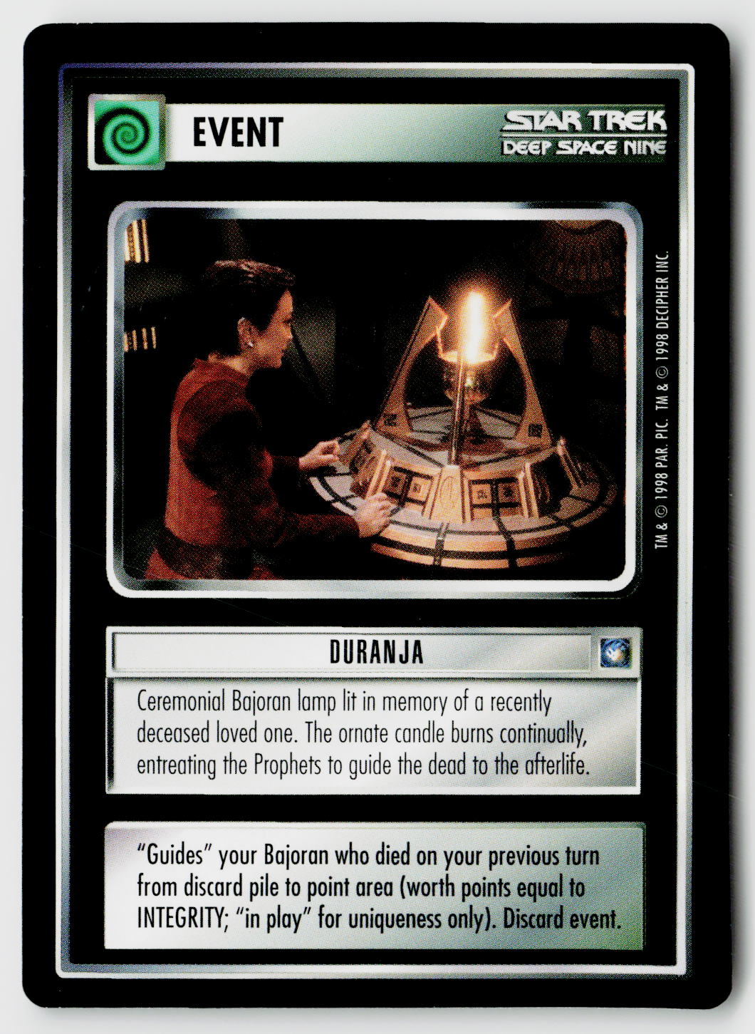 Star Trek The Next Generation CCG | Deep Space 9 | Duranja | Rare