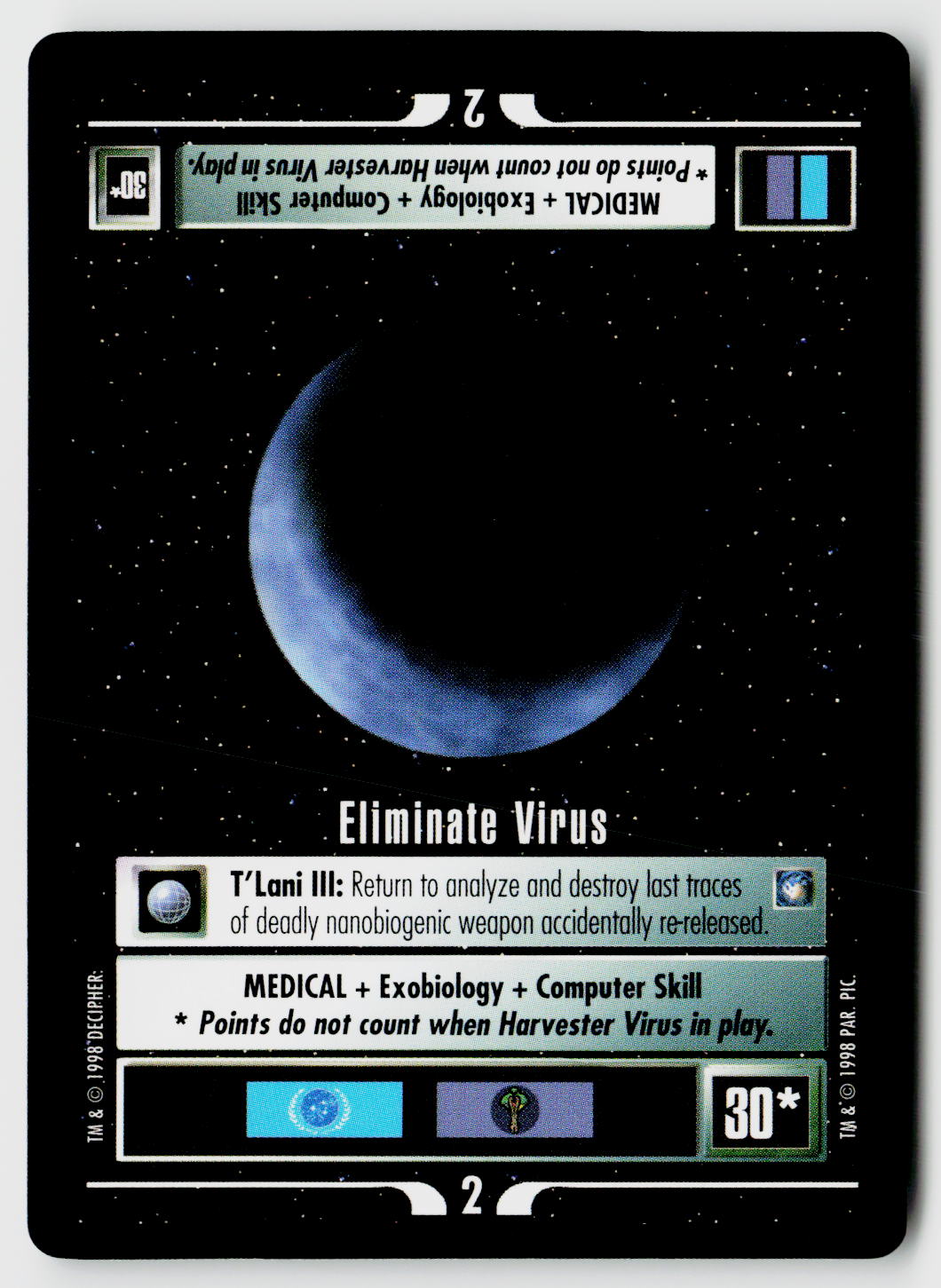 Star Trek The Next Generation CCG | Deep Space 9 | Eliminate Virus | Starter