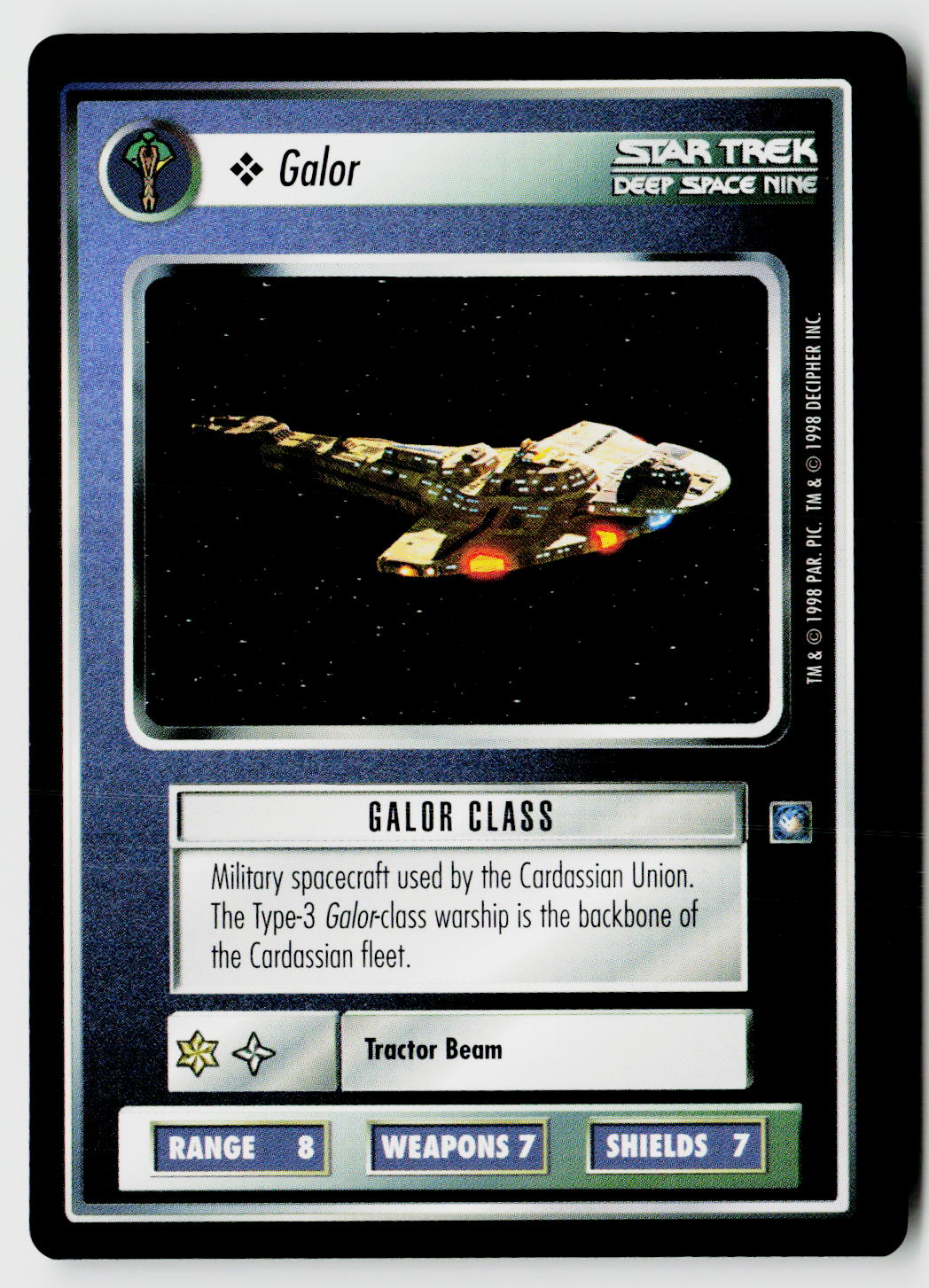 Star Trek The Next Generation CCG | Deep Space 9 | Galor | Common