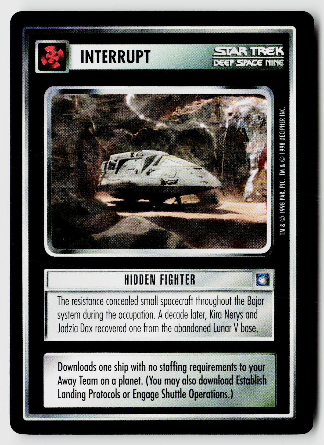 Star Trek The Next Generation CCG | Deep Space 9 | Hidden Fighter | Uncommon