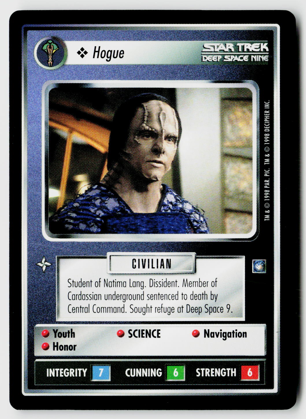 Star Trek The Next Generation CCG | Deep Space 9 | Hogue | Uncommon