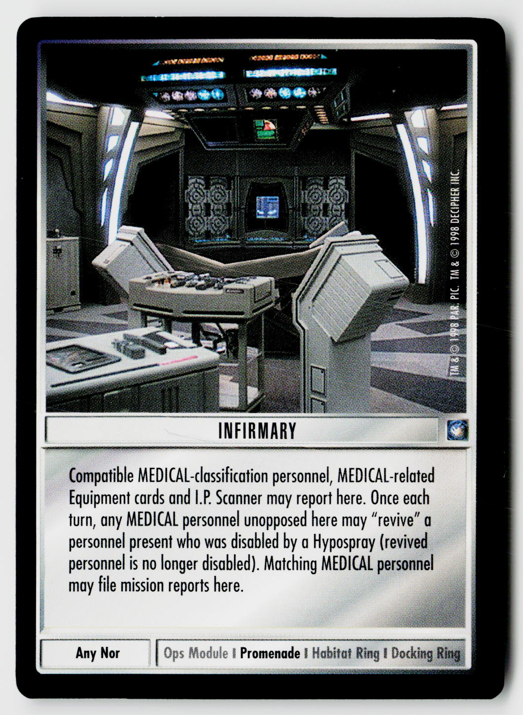 Star Trek The Next Generation CCG | Deep Space 9 | Infirmary | Uncommon