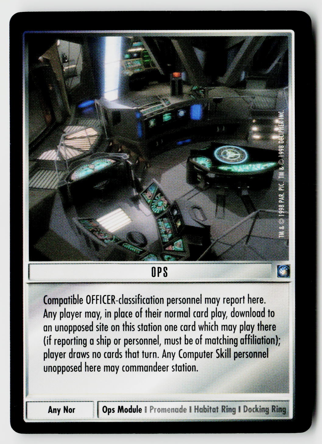 Star Trek The Next Generation CCG | Deep Space 9 | Ops | Common