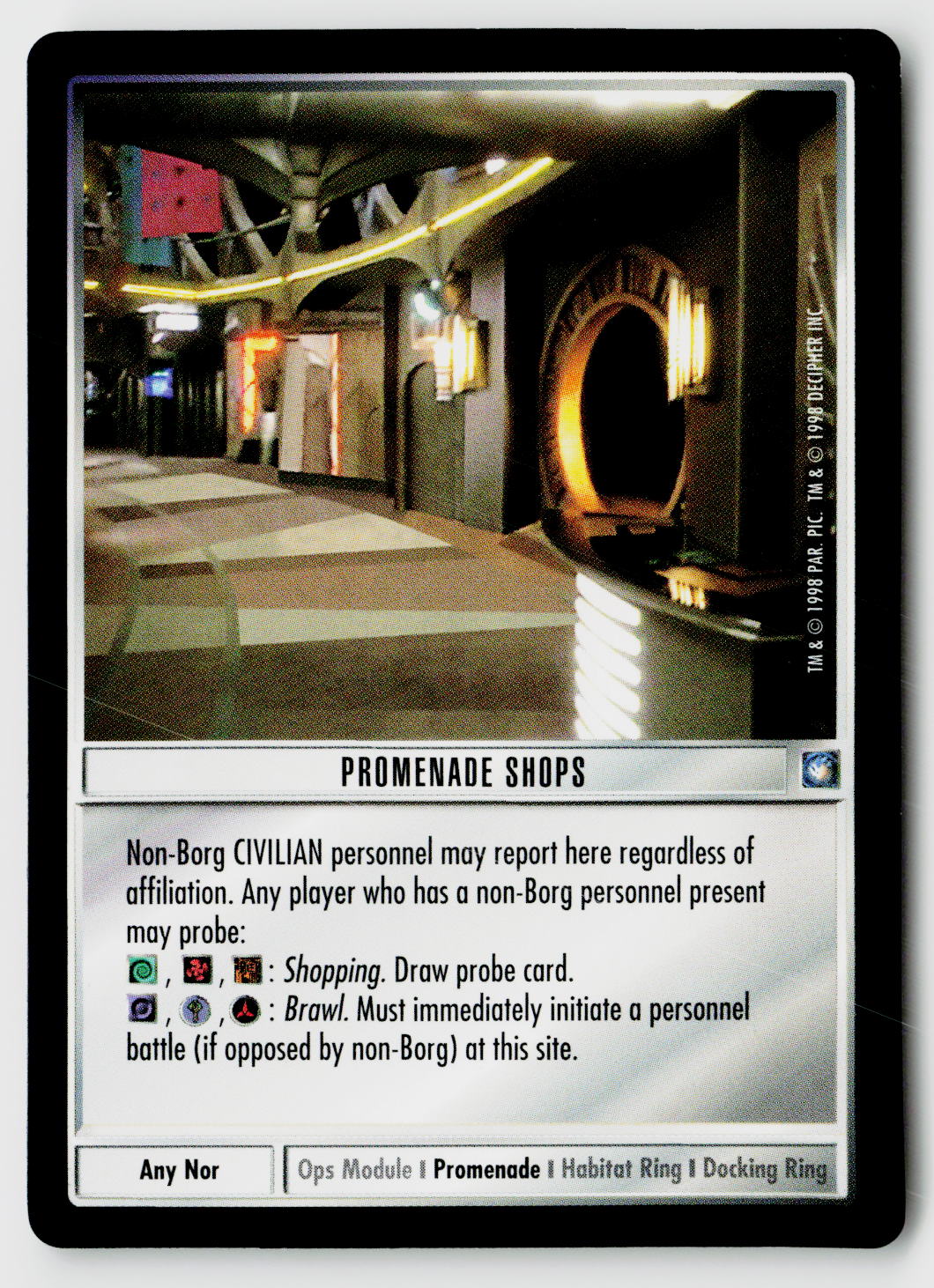 Star Trek The Next Generation CCG | Deep Space 9 | Promenade Shops | Uncommon