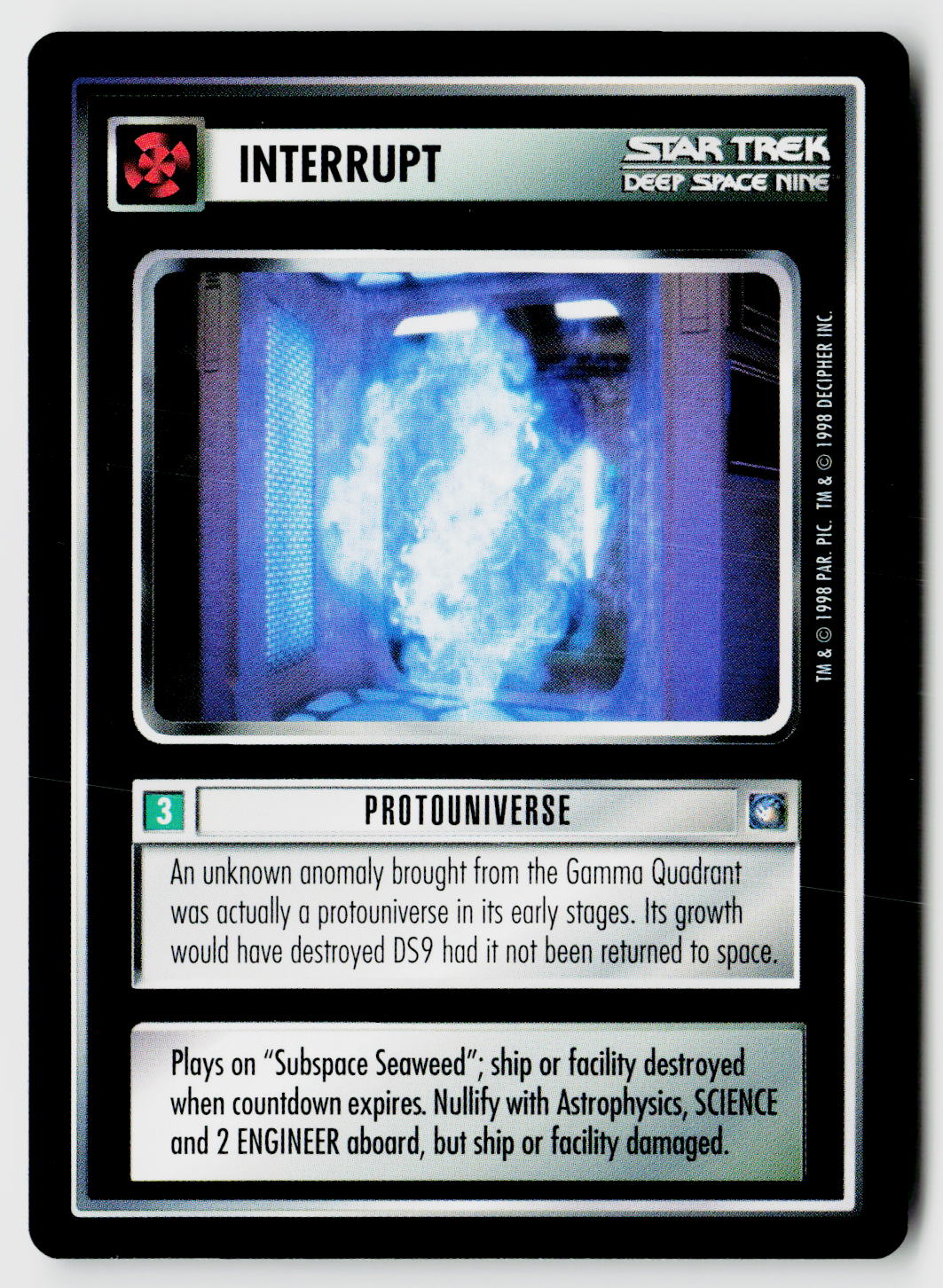 Star Trek The Next Generation CCG | Deep Space 9 | Protouniverse | Rare